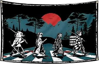 Anime Tapestry 3x5Feet Funny Flag Banner Wall Hanging Wall Décor for Dorm Bedroom Home Décor