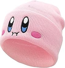 JILANI HANDICRAFT Kid-by Beanie Cute Anime Hat Kawaii Accessories Beanie Slouchy Embroided Face Knit