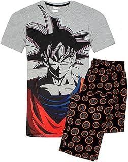 Dragonball Z Goku Character Men's Pyjamas Short OR Long Leg Options