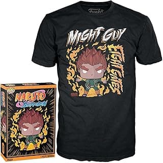 Funko Boxed Tee: Naruto - 8 Gates Guy - Large - (L) - T-Shirt - Clothes - Gift Idea - Short Sleeve T