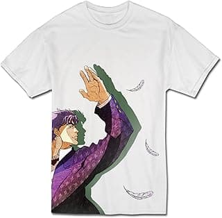 Great Eastern Entertainment JoJo's Bizarre Adventure-Jonathan Feathers Sublimation Men T-Shirt, Mult