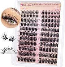 EYDEVRO Manga Lash Clusters Wispy Eyelash Clusters Anime Cluster Eyelash Extensions Natural DIY Lash