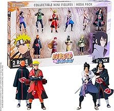 P.M.I. Naruto Shippuden Collectible Mini Figures 12 Pack Deluxe Box | Anime Toy Set Featuring Team 7