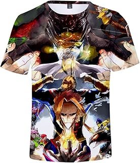 Cosplay Life My Hero MHA T-Shirt - 3D Print Sublimation Crew Neck Tshirts - Anime and Manga Hallowee