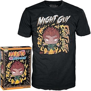 Funko Boxed Tee: Naruto - 8 Gates Guy - Large - (L) - T-Shirt - Clothes - Gift Idea - Short Sleeve T