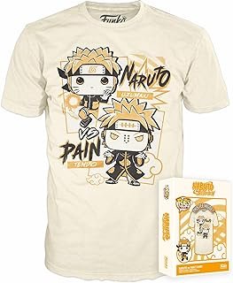Funko Boxed Tee: Naruto - Naruto Uzumaki vs Pain Tendo - Medium - (M) - T-Shirt - Clothes - Gift Ide