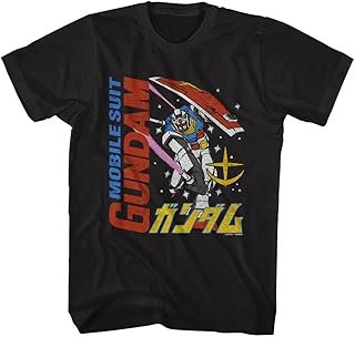 Mobile Suit Gundam Anime Ms Gundam and Mecha Japanese Men's Short Sleeve T Shirt Graphic Tees