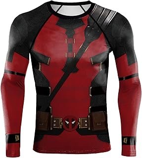 Rulercosplay Anime Movie Novelty T-Shirt Digital Printing Quicky Dry Compression Cosplay Shirt for M