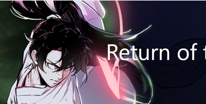 Return of the Blossoming Blade manhwa cover