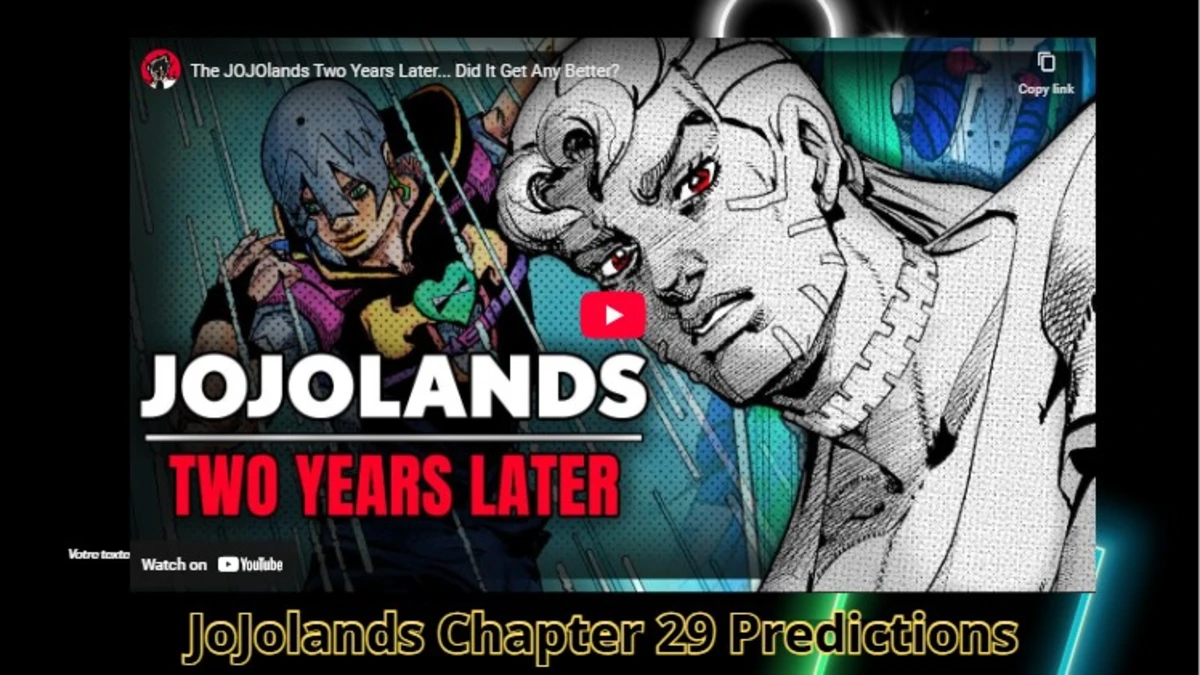 JoJolands Chapter 29 Predictions