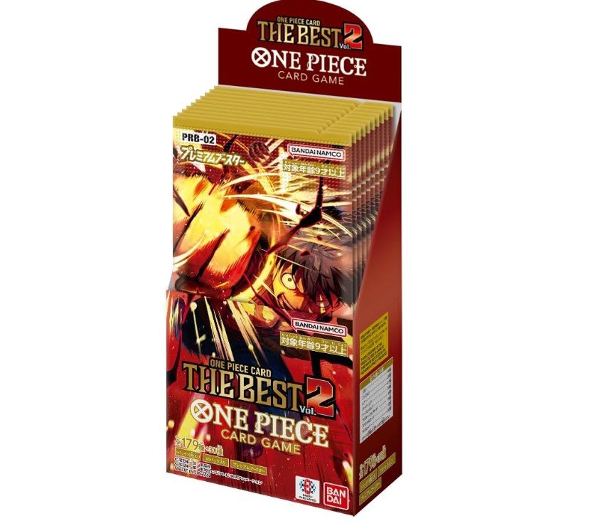BANDAI One Piece Card Game The Best Vol.2 (PRB-02) Booster Box — 10 Packs