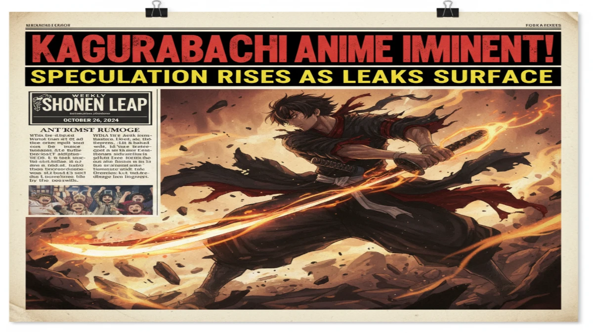 Speculation rises as kagurabachi anime appears imminent